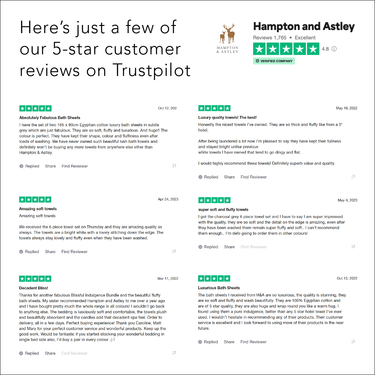 Excellent Trustpilot reviews